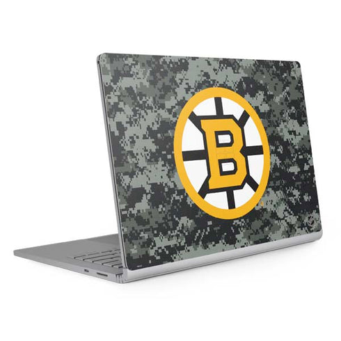NHL Boston Bruins Camo Surface Book 2 15in Skin